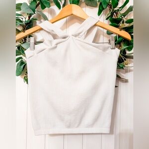 🔹 4/$25- Lily‎ Morgan White Ribbed Tank